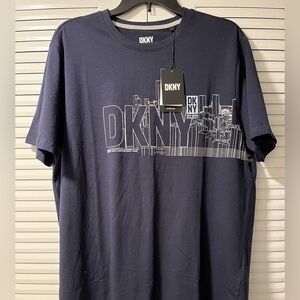 DKNY men blue shirt